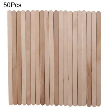 

50Pcs/set Disposable Wooden Depilatory Wax Applicator Stick Spatula Hair Removal Tools