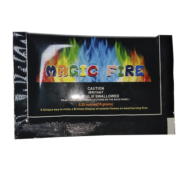 10/15/25g Mystical Fire Magic Tricks Coloured Flames Bonfire Sachets ...