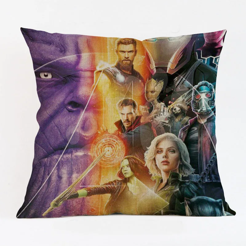 Новые герои компьютерной игры Avengers Alliance 3 кино и ТВ кадры чехол для подушки Чехол диван домашняя наволочка для декоративной диванной подушки BZ-123