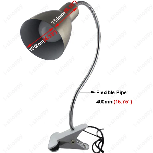 Алюминий 5 Вт светодиодный стол учебный свет зажим лампы изображения набор крепежей E27 лампы на переключатель включения/выключения Разъем Гибкая труба прожектор