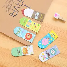 1-Pack мультфильм зоо животных Закладка на магните, Kawaii зоопарк Магнитная книжная Закладка