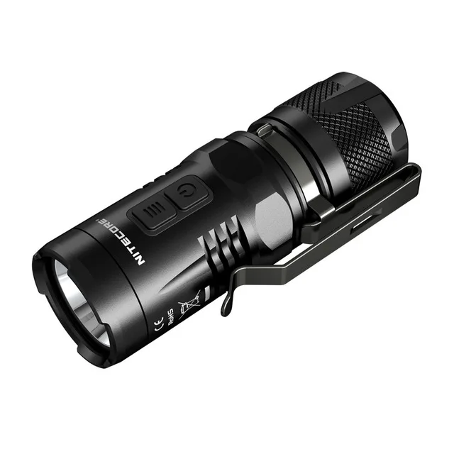 NITECORE EC11 фонарик комплект CREE XM-L2(U2) светодиодный макс 900 люмен луч расстоянии 190 м ручной фонарь с NL166 RCR123A батареи