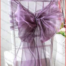 № 12 сливы органза чехлы на стулья/стул шапки/крепежная створка стула для свадебного мероприятия и вечерние& Home& украшение для банкета ткани