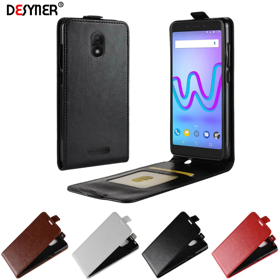 Desyner Luxury Retro Leather Cover case for wiko jerry 3 ...
