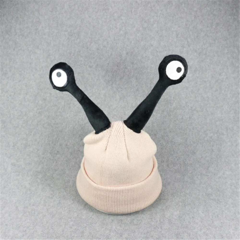 Yyun Winter Warm Kids Girls Boys Dual Balls Cartoon Cap Two Antennas