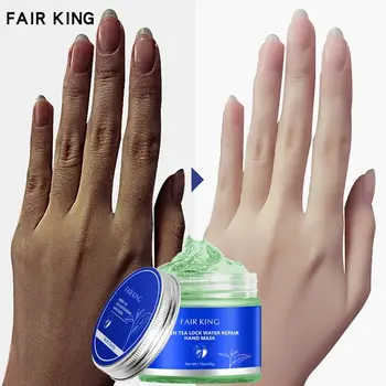 

Meiyanqiong Green Tea Hand Mask Hand Wax Moisturizing Whitening Skin Care Exfoliating Calluses Hand Film Hands Care Cream