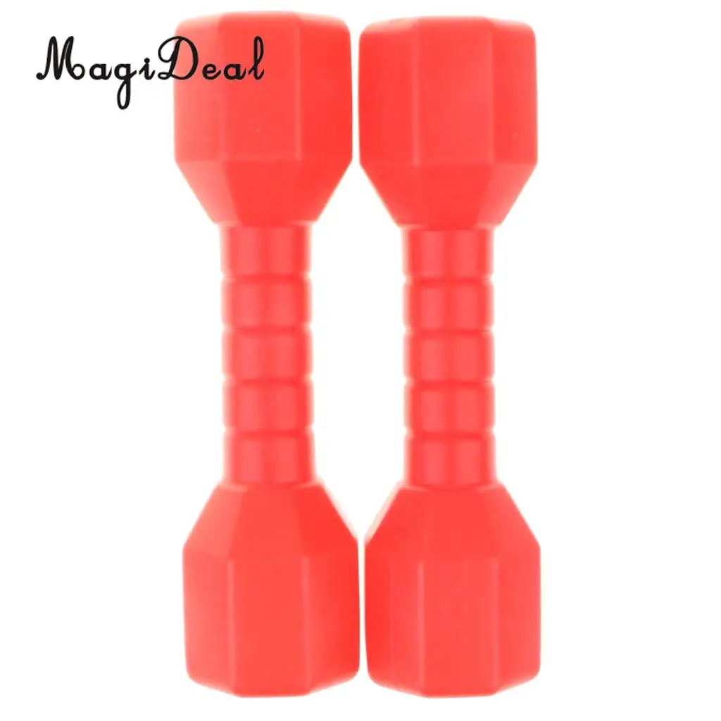 1 Pair Plastic Children Outdoor Sports Lightweight Dumbbell Outdoor Fitness Exercise Kids Kindergarten Toy