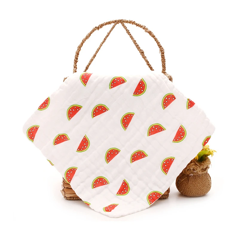 

25 * 25cm 100% Cotton Baby Wash Towel Cotton Baby Handkerchief Square Saliva Wipes Comfort Blanket