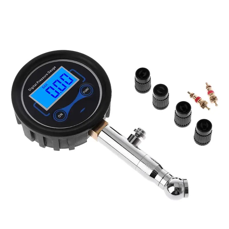 Digital Tire Air Pressure Gauge Accurate Meter Tester For Car Truck Motorcycle 