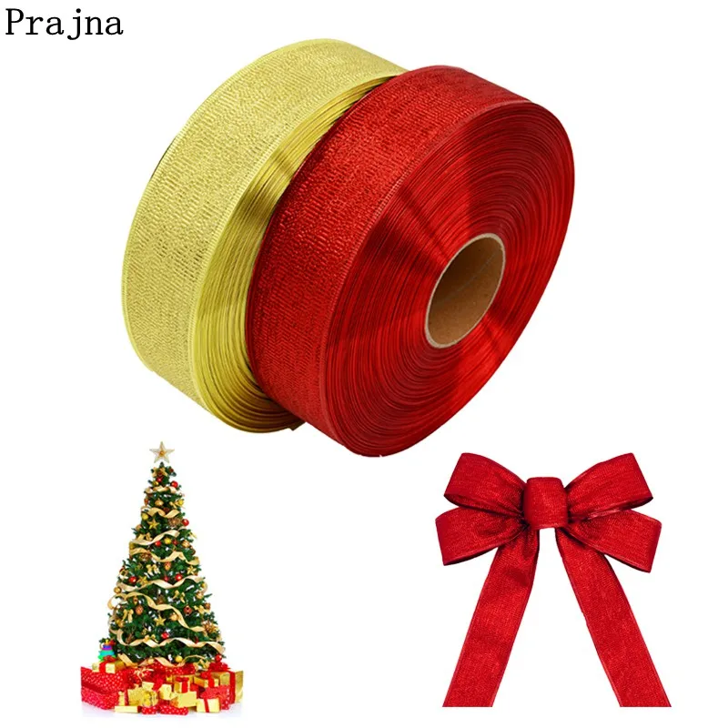 Prajna Christmas Streamers Bow Ribbon Birthday Party Supplies Polyester