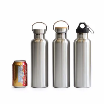 

750mL Thermos Vacuum Insulated Flask Stainless Steel Water Bottle Travel Thermo Mug Cup Camping Thermocup with Bamboo Cap