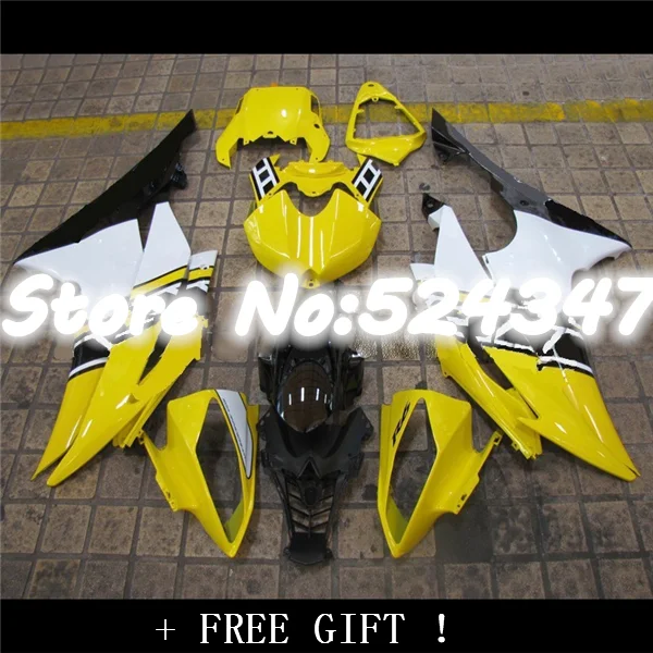 Эй желтого черного и белого цвета из коллекции Zapatos YZF R6 08 09 10 11 12 600 YZFR6 YZF-R6 GP97399 2008