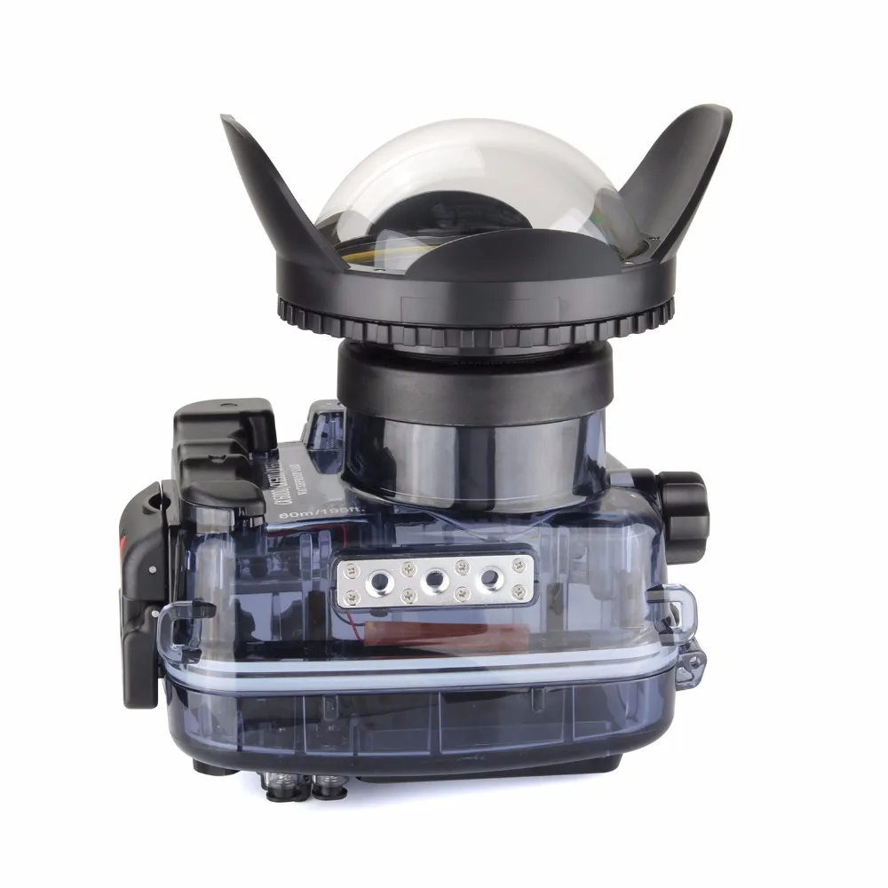 Водонепроницаемый чехол SeaFrogs 60 м/195 футов для подводной Камеры Sony A6000 A6300 A6500 б/у 16 50