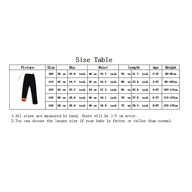 Зимние леггинсы для девочек детские штаны Детские утепленные бархатные леггинсы с эластичной резинкой на талии детские брюки леггинсы