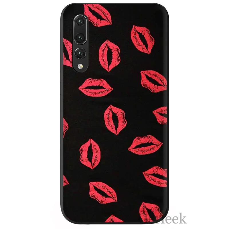 Чехол для мобильного телефона Kiss Me губная помада Rouge ДЛЯ Huawei P Smart P30 P8 P9 P10 P20 Lite