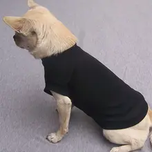 Товары для домашних животных, собаки одежда Цвет жилет летняя одежда для домашних животных Футболка хлопковый жилет