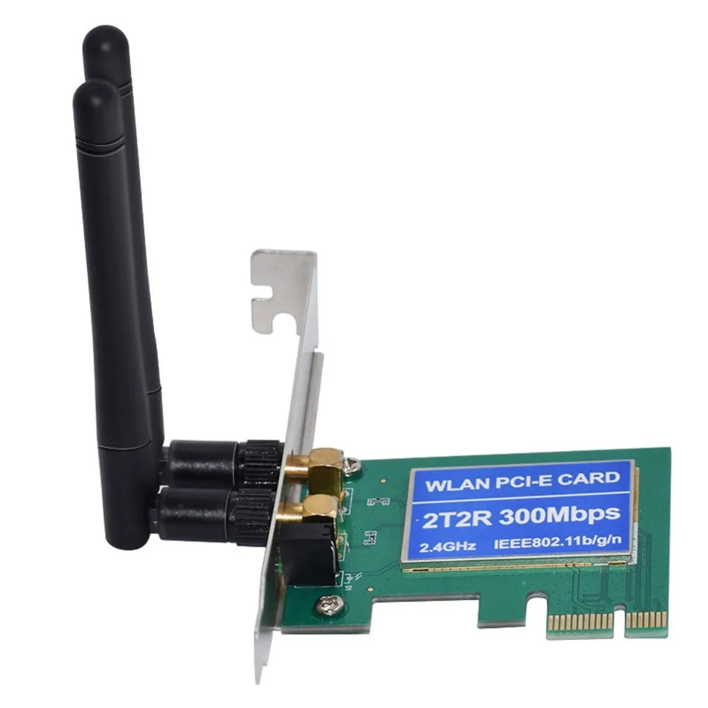 Buyincoins PCIe Экспресс Настольная Встроенная беспроводная сетевая карта 300 Мбит/с