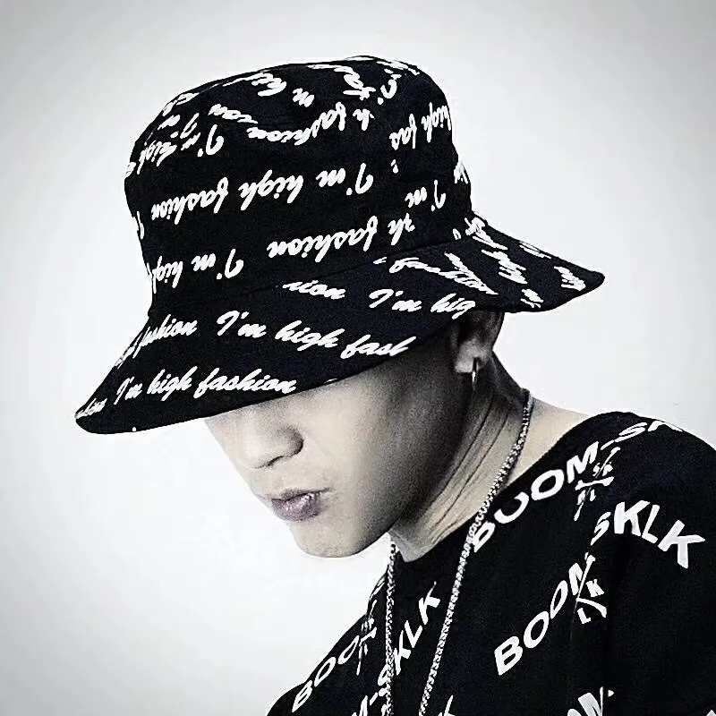 

Fashion Bucket Hat Man Outdoor Sports Hip Hop Cap Double Side Summer Cotton Fishing Sun Hat Women Panama For Newest Hats