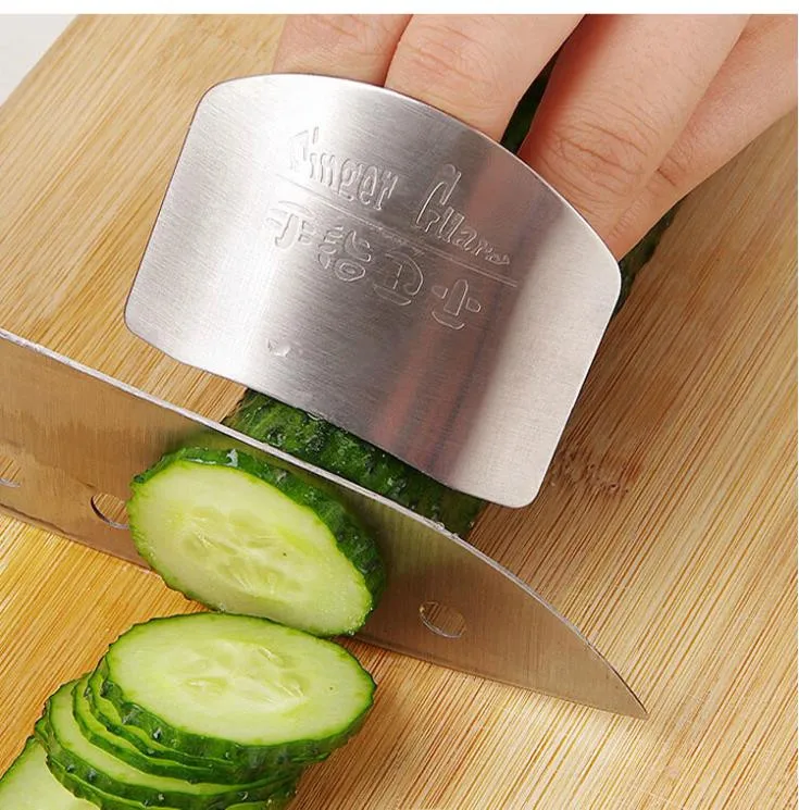 5pcs/lot Free shipping Kitchen Cooking Tools Stainless Steel Finger Hand Protector Guard Personalized Design Chop Safe Slice | Инструменты