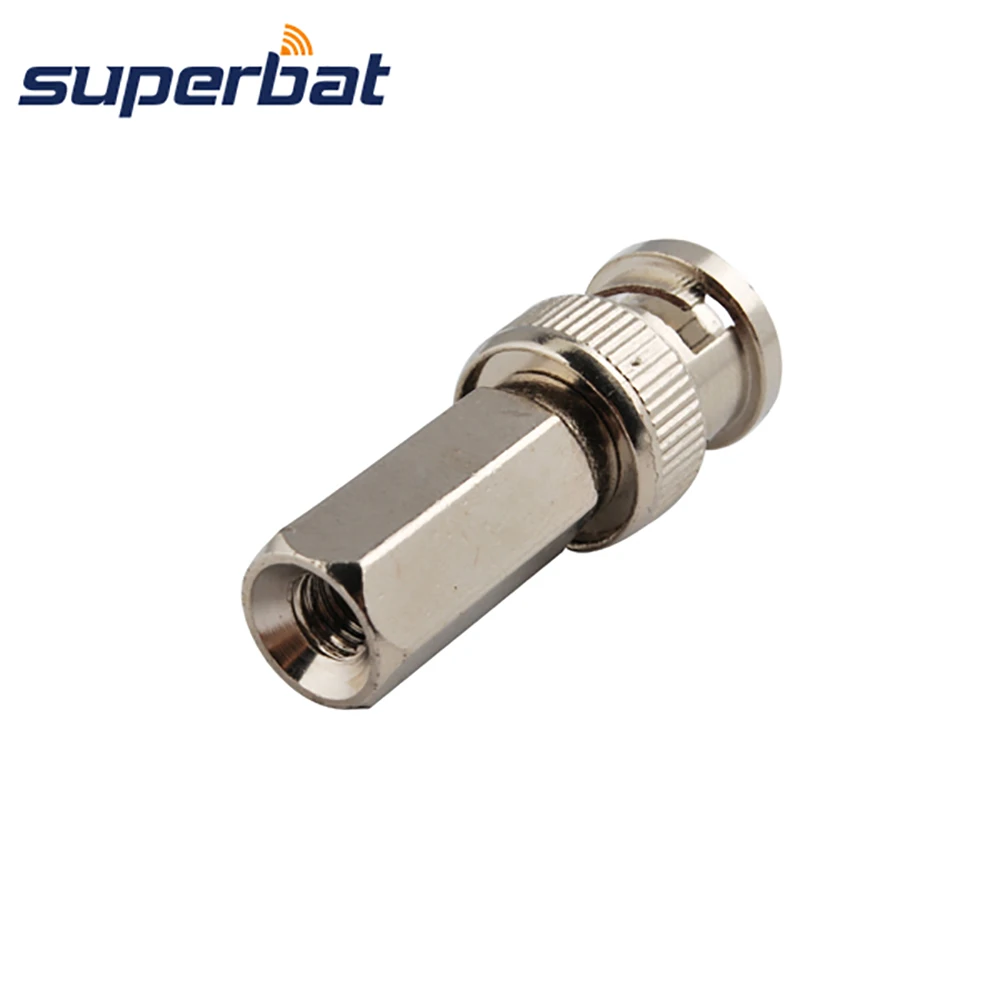 50ohm BNC Male Straight RF Coaxial Connector for RG59 LMR240 Cable
