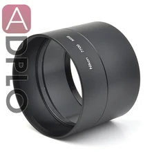 Pixco 58mm metalowe filtr obiektywu Adapter rury garnitur dla Nikon Coolpix P7700 58mm