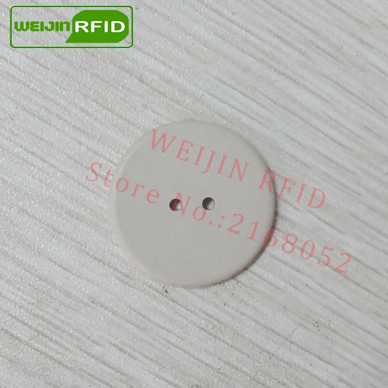 UHF RFID tag laundry PPS button Washable heat resisting 915m 868m 860-960M Alien Higgs3 EPC Gen2 6C smart card passive RFID tags