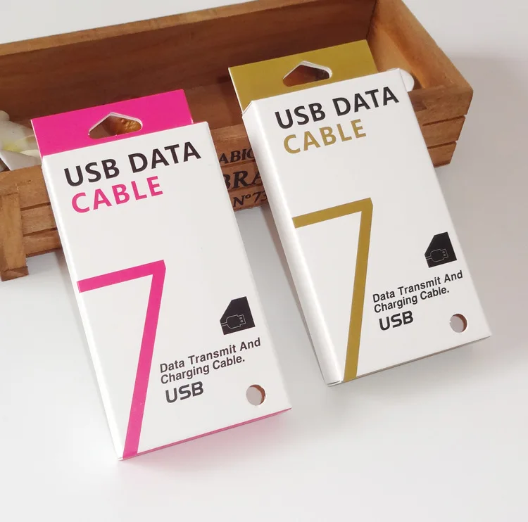 200 шт. упаковочная коробка для упаковки бумаги сотового телефона USB кабель Apple iPhone