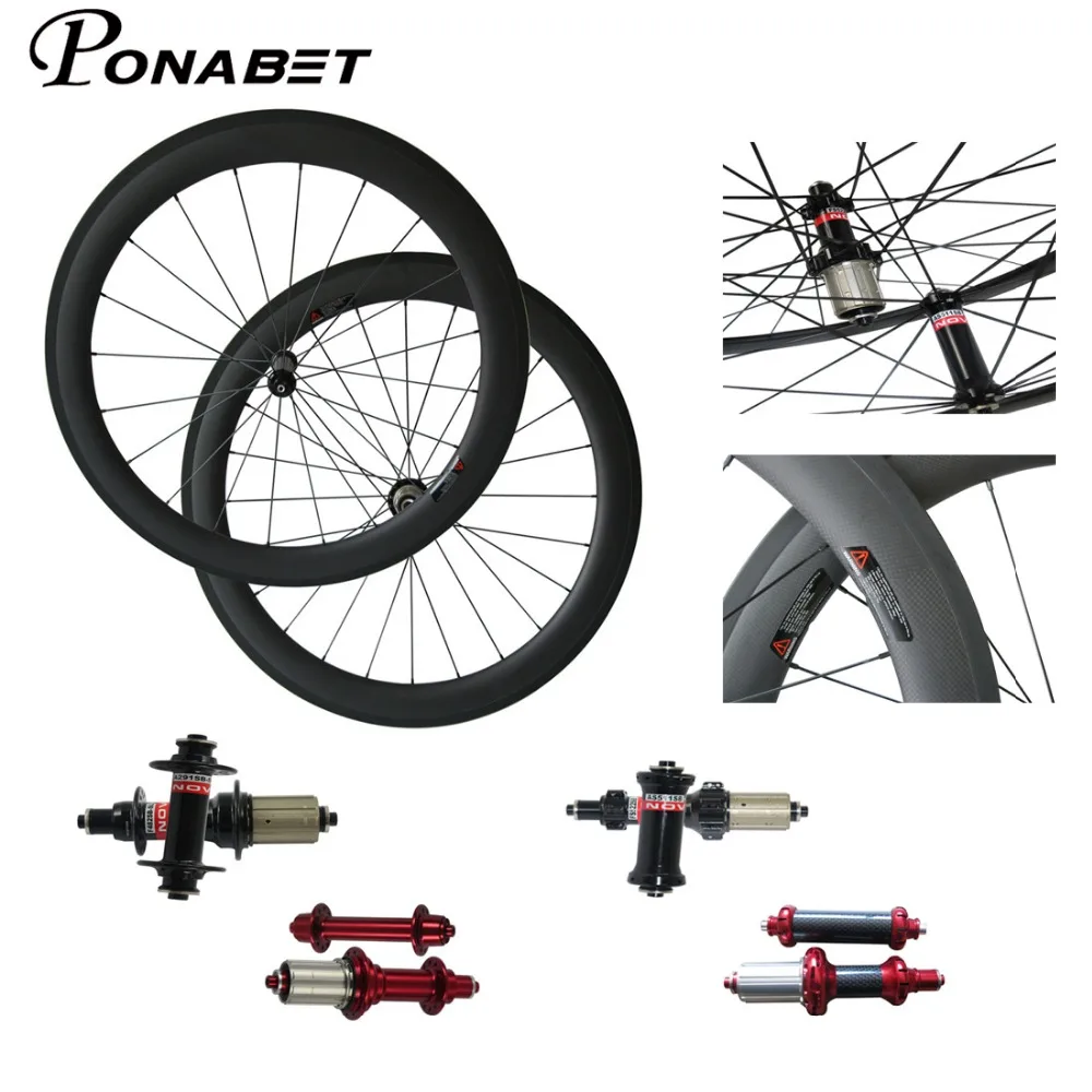 Powerway керамический подшипник ступицы китайские Углеродные дорожные колеса 38/50/60/88