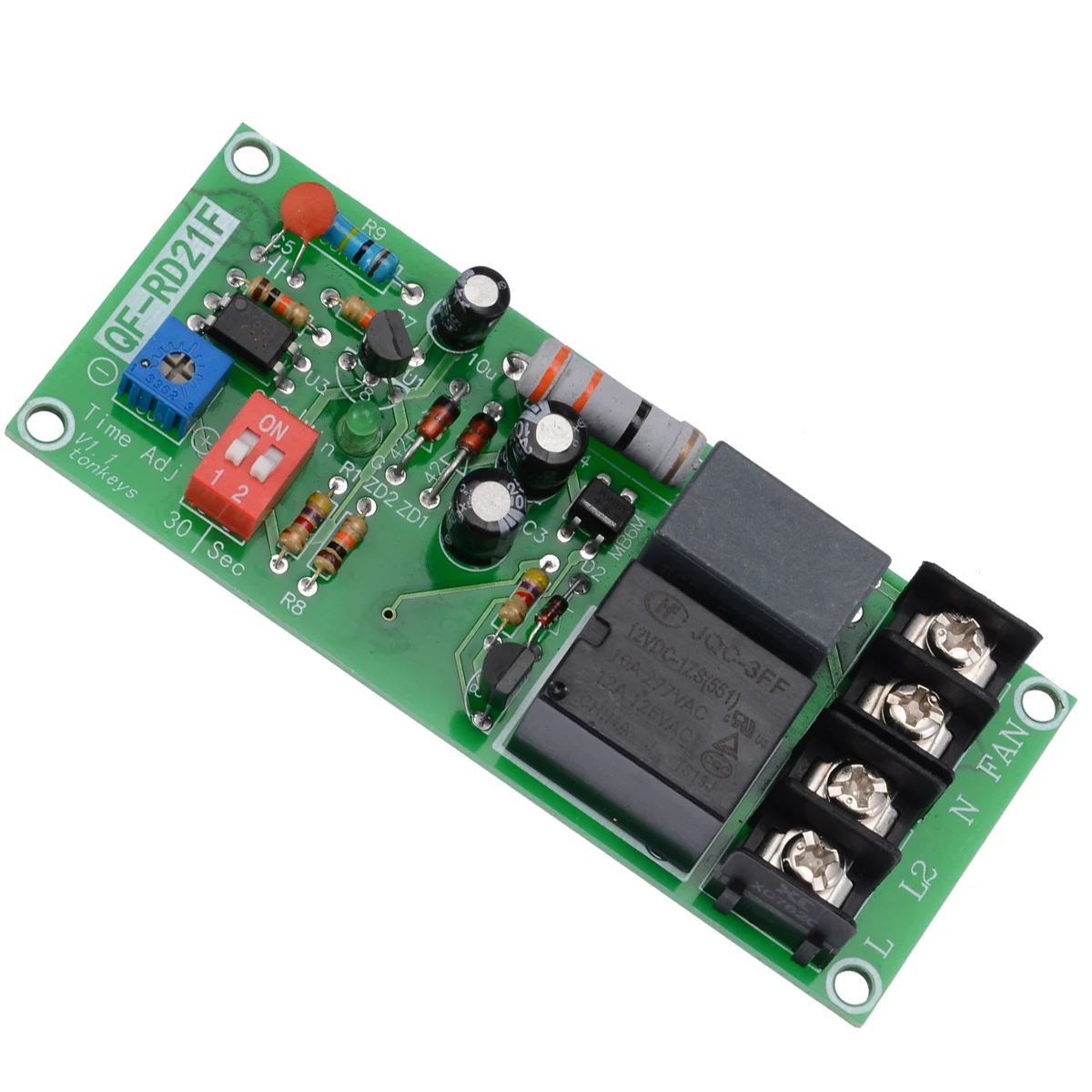 1pc New Relay Module AC 110V 220V 230V 240V Delay Turn OFF Module Relay Timer Control Switch