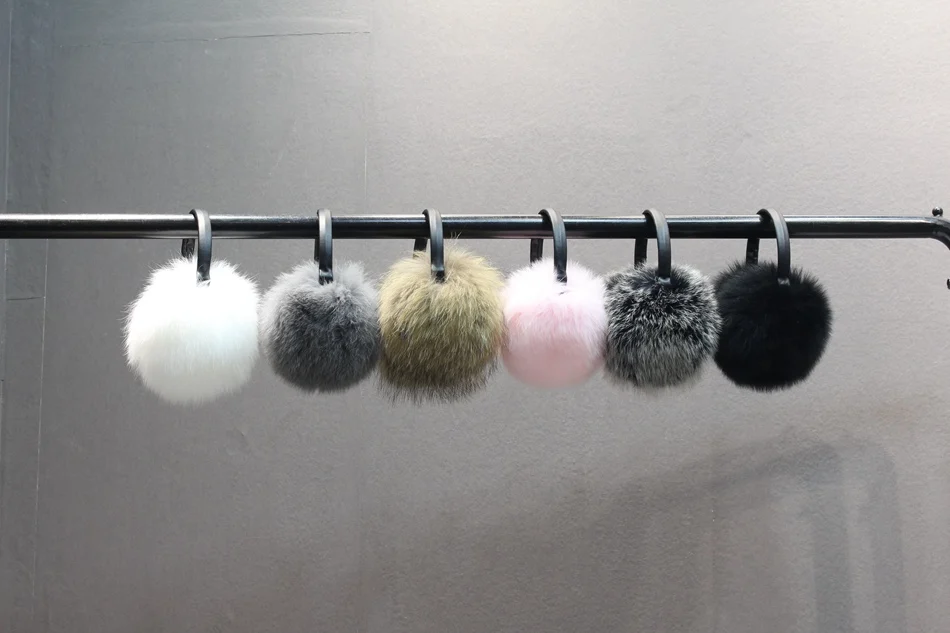 natural fox fur winter earmuffs  (31)