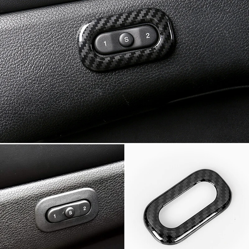 ABS-Chrome-For-Jeep-Grand-Cherokee-2014-2015-2016-2017-Car-Seat-memory-button-Cover-Trims