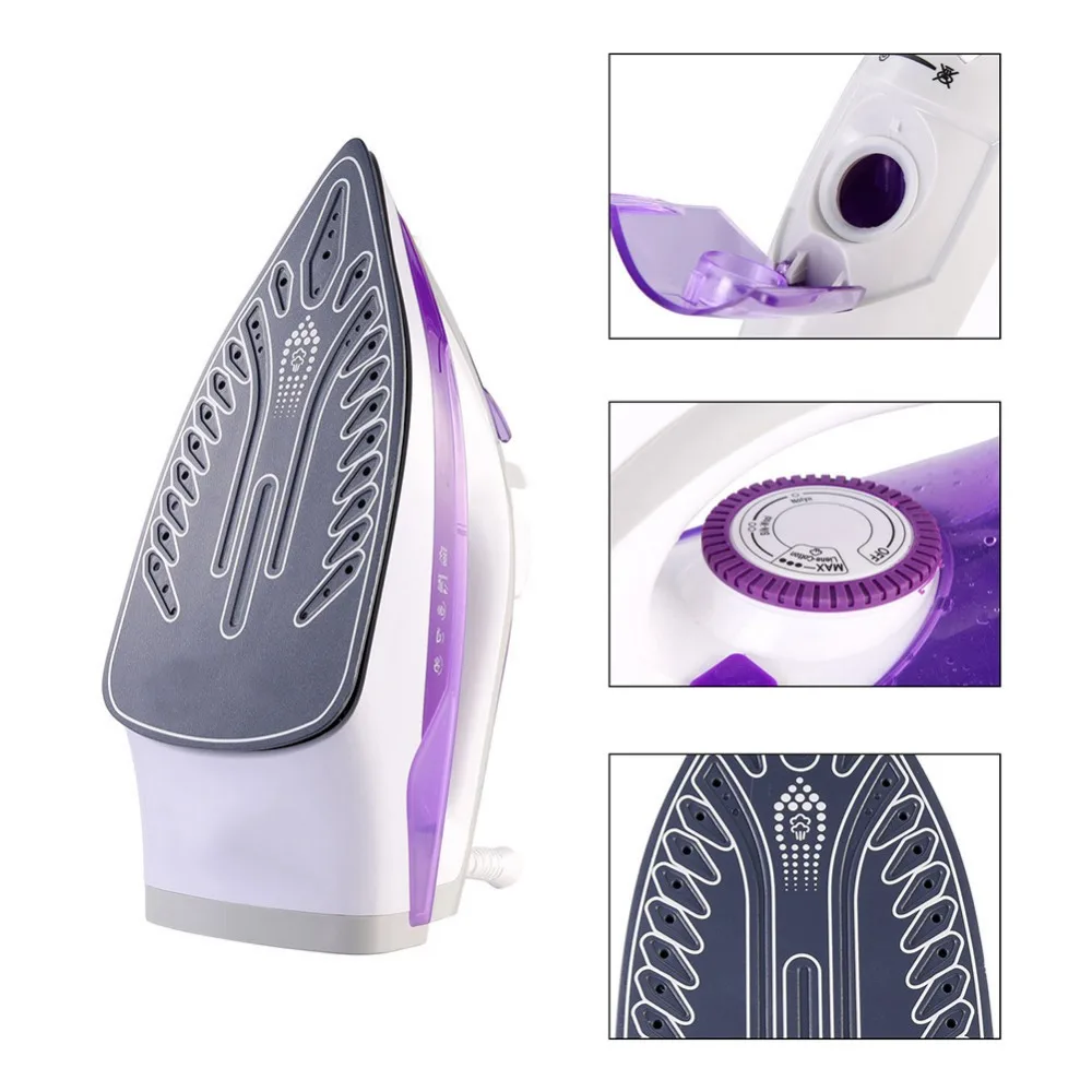 

2000W Portable Mini Electric Steam Iron For Clothes Home Travelling Clothes Ceramic soleplate iron Handheld Flatiron for ironing