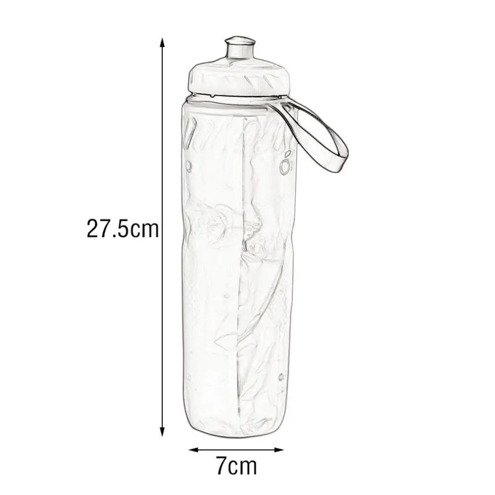 710 мл портативная бутылка с водой для горного велосипеда Спортивная фляга для напитков бутылка для велоспорта походов Пешие прогулки Бег Спорт герметичность