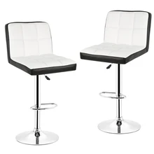 Современный 2 шт./компл. барные стулья поворотный, из искусственной кожи табурет регулируемый стул с подъемным механизмом бар кресло Giovanni для De бар мебель для дома большую скидку HWC