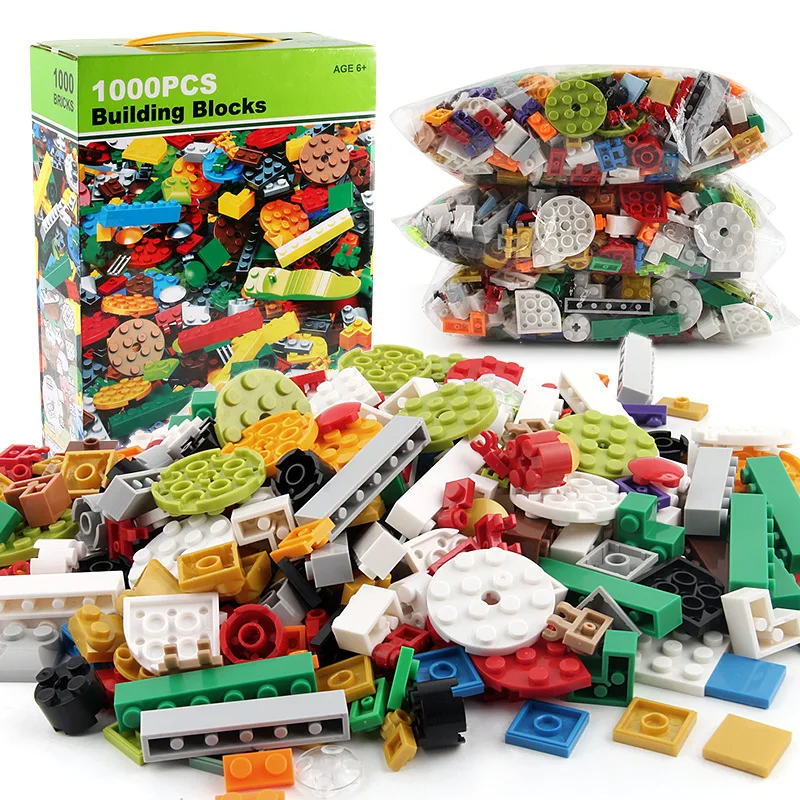 Preise 1000 stücke DIY Baustein Bricks Lernen Pädagogisches Legoings Stadt Creator Brinquedos Spielzeug Für Kinder Kompatibel