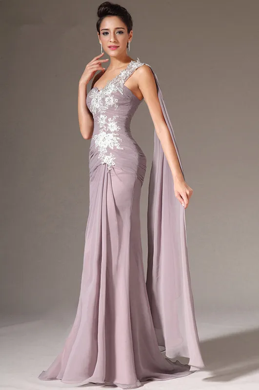Free-Shipping-New-One-Shoulder-Appliqued-Chiffon-Evening-Dresses (1)