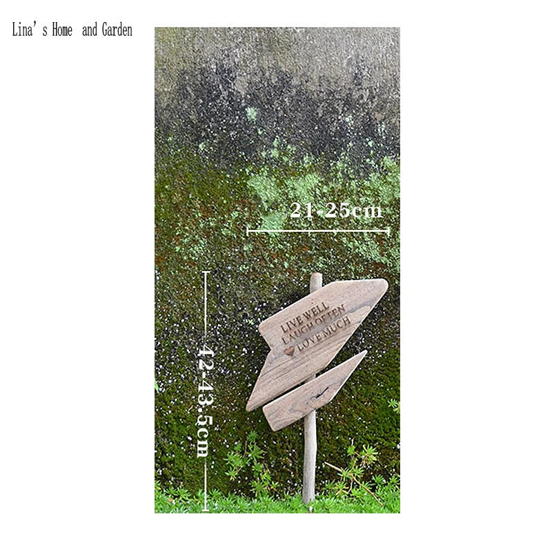 plug-in handmade old wood garden decor signs shabby style (3)