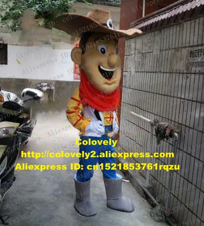 

Toy Story Woody Cowboy West Cowboy Vaquero Wrangler Gunman Clive Mascot Costume Adult Anime Costumes Image Ambassador zz6049
