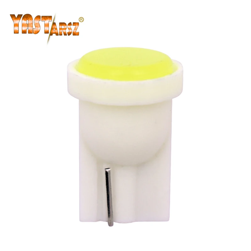 

1pcs Ceramic Car Interior LED T10 COB W5W 168 Wedge Door Instrument Side Bulb Lamp Car Light White/Blue/Green/Red/Yellow Source