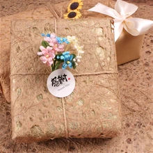 700x500 мм бумага с цветами ручной работы diy праздничная подарочная упаковочная бумага подарок Корея посылка пергаментная Обложка для книги