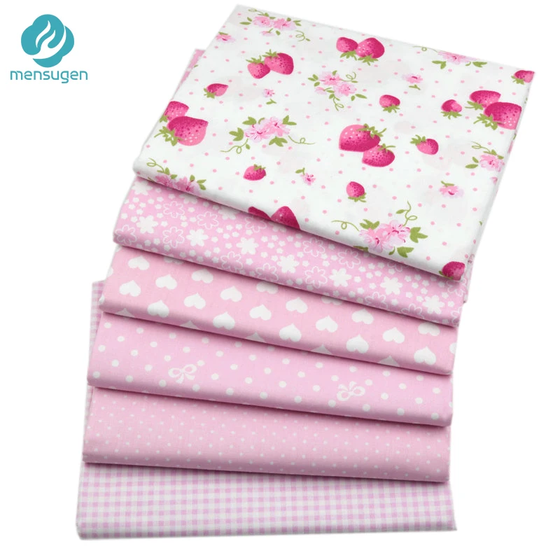 6 шт., комплект для полных четвертей, 1" x 22"/46 см x 56 см, хлопковая ткань с цветочным принтом, стеганное лоскутное шитье, ткань для скрапбукинга Telas