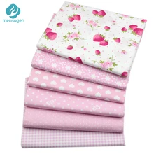 6 шт., комплект для полных четвертей, 1" x 22"/46 см x 56 см, хлопковая ткань с цветочным принтом, стеганное лоскутное шитье, ткань для скрапбукинга Telas