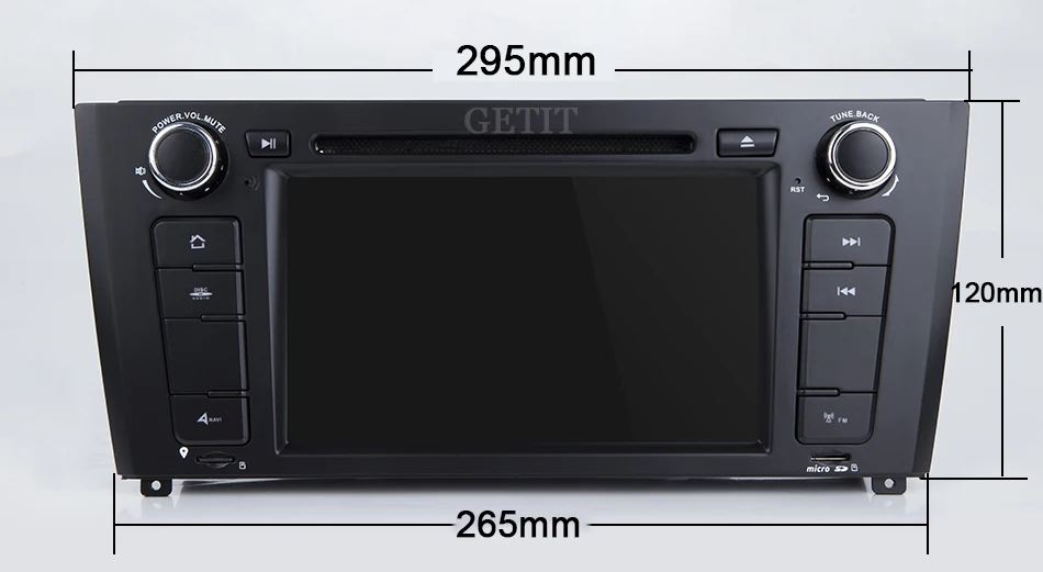 Excellent Android 9.0 Car DVD  Player for BMW 1 Series E81/E82/I20 With BT Wifi Radio Stereo GPS Navigation IPS Screen Car Head Unit 2