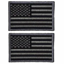 2 pieces Tactical USA Flag Patch American Flag US United States of America Military Uniform Emblem Patches