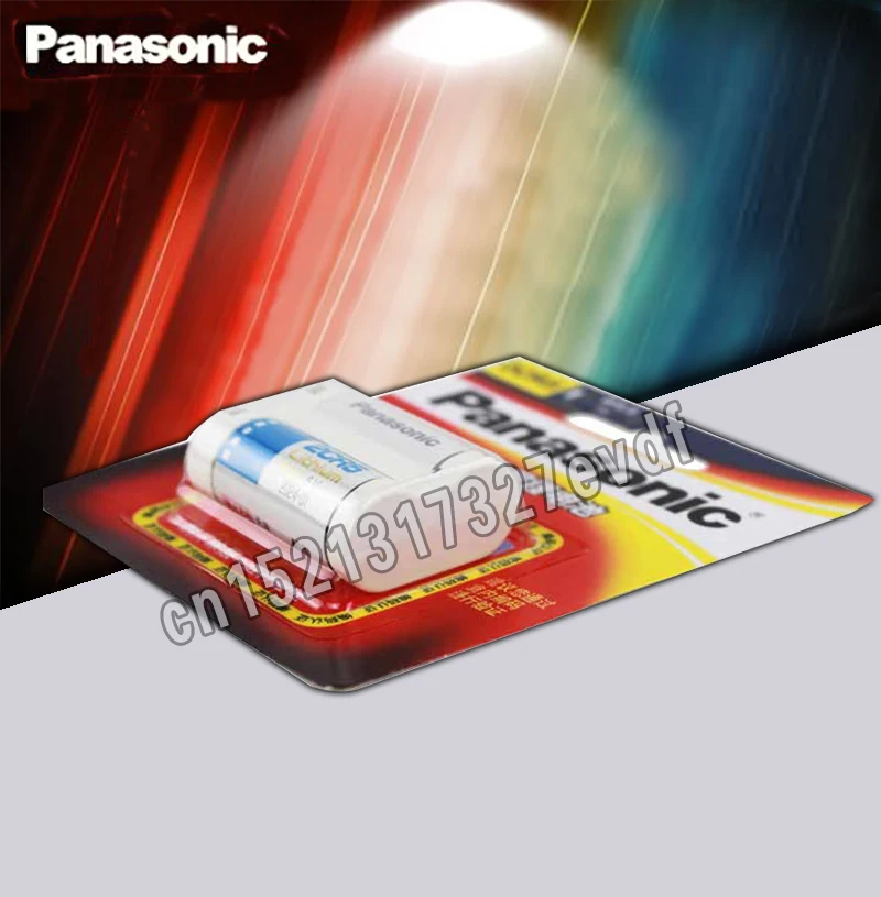 1pack/lot New Original Panasonic 2CR5 6V 1500mah Lithium Battery BATTERIES SHIP to worldwide with track number