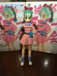 Dragon Ball Z фигурку bulma Scultures большой 160 мм Оригинал Banpresto bulma DBZ модель игрушки SC704