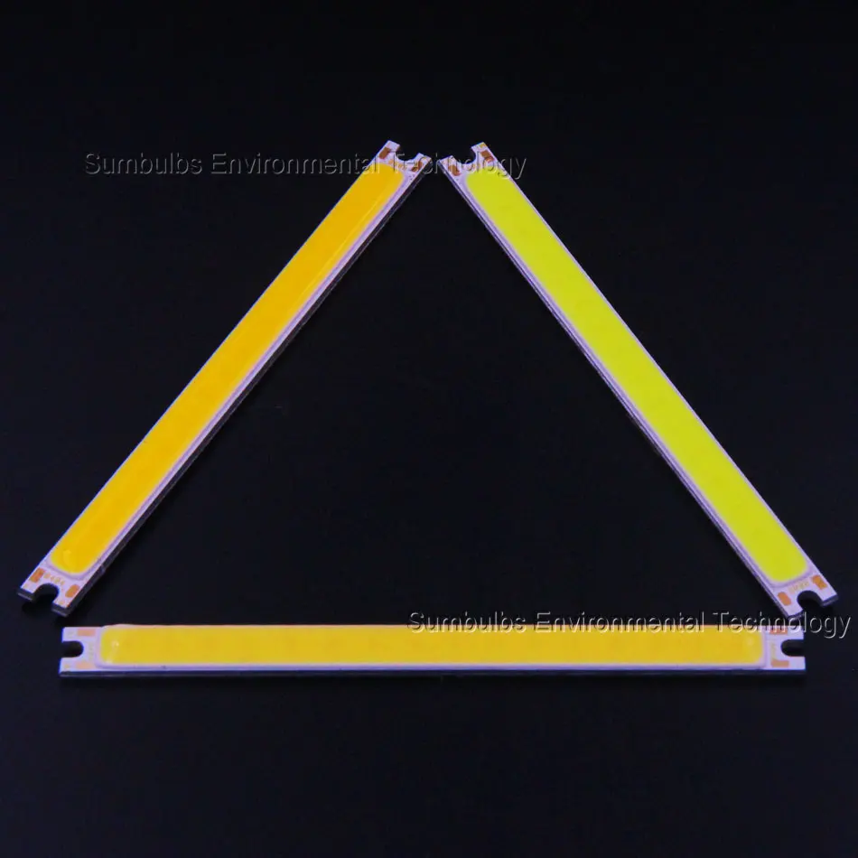100x8mm cob strip led light source diy led lighting bar warm nature cold white (5)