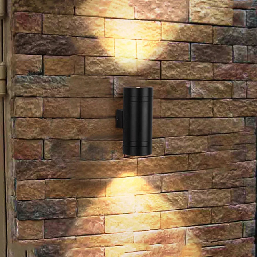 

BEIAIDI Outdoor Up Down Led Wall Light 6W Surface Mounted Corridor Staircase Balcony Wall Lamp Villa Hotel Exterior Wall Light