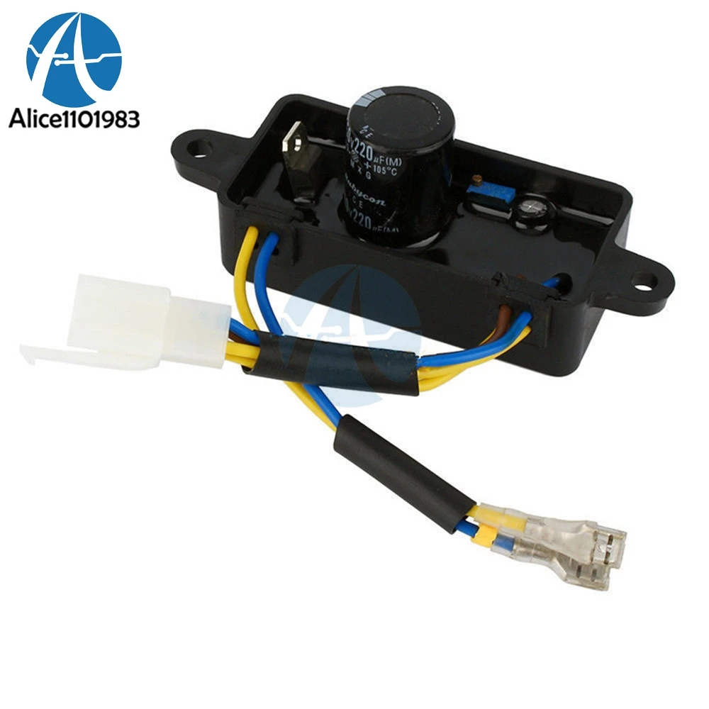 

Voltage Regulator Rectifier Single Phase AVR For 2KW 3KW Gasoline Generator Electric Start