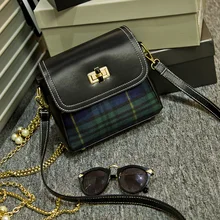 Kostenloser versand new fashion marke frauen sondern schulterbeutel damen umhängetasche feminina crossbody beutel bekannten plaid design